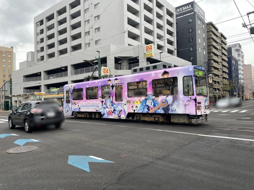 雪ミク電車