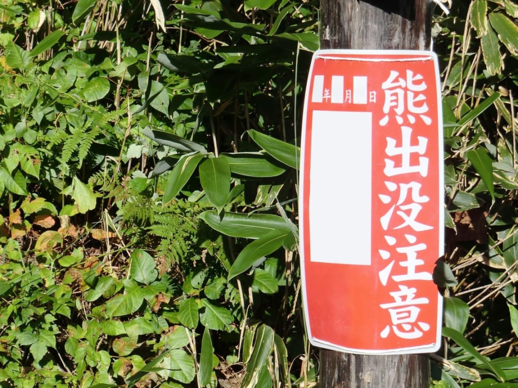 クマ出没注意